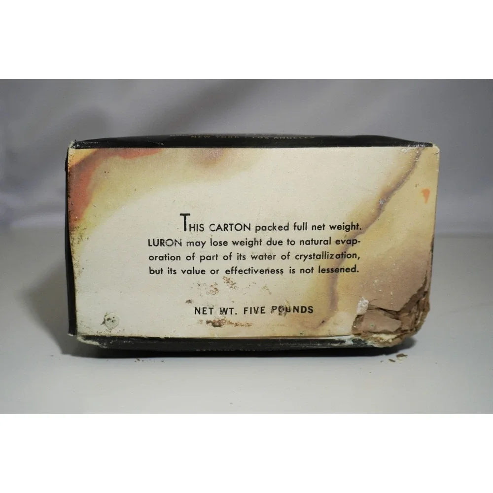 Vintage Luron Powdered Hand Soap with Lanolin 5 lb Box New Sealed 20 Mule Team